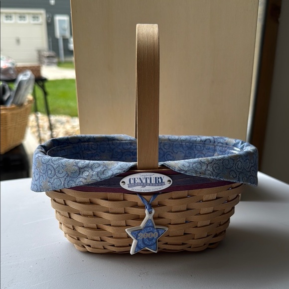Longaberger Century Celebration 2000 Basket with accessories. - Picture 1 of 4